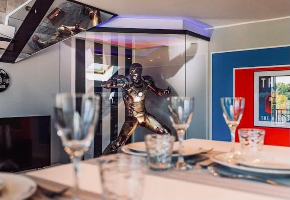 Appartement Disney Avengers, 5 Min Des Parcs Magny-le-Hongre Bagian luar foto